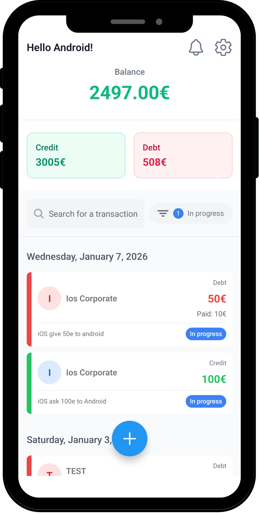 Simplified debt management
